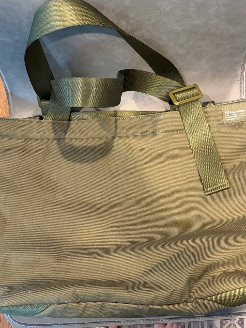 lululemon athletica Olive Green Duffel Tote